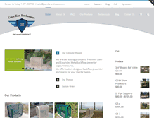 Tablet Screenshot of guardianenclosures.com